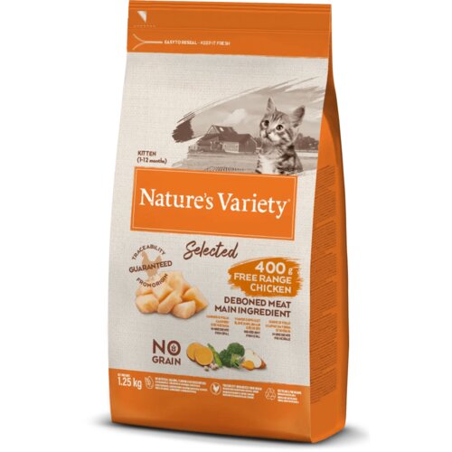 Nature's Variety Nature's Variety No Grain Cat Kitten - pi&scaron;čanec 1,25 kg Cene