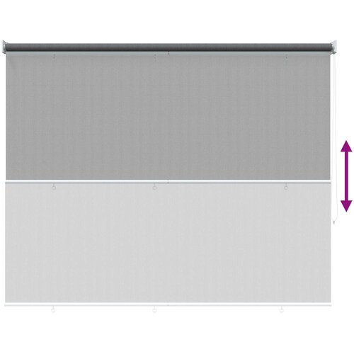  Vanjska roleta 90% blokada UV zraka Svjetlosiva 220 x 230 cm Slike