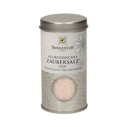 Sonnentor Ajurvedska magična sol fino mleta - Razpr&amp;scaron;ilna posoda, 120g Slike