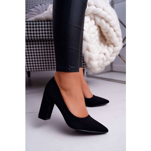 PS1 Women's Stiletto High Boots Suede Black Florena Cene