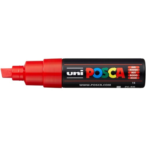  Marker UNI POSCA PC-8K 8 MM red (15) Cene