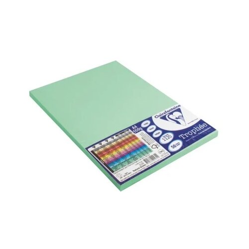  Claire kopirni papir a4 160g 50k - odaberite nijansu prirodno zelena ( 486366 ) Slike