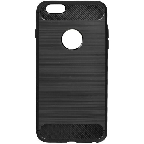  Gumijasti / gel etui Carbon za Apple iPhone 6S / iPhone 6 (4.7") - črni Cene