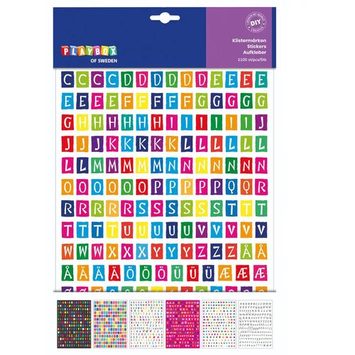 Playbox Veliki kreativni set naljepnica s 1100 komada Cene