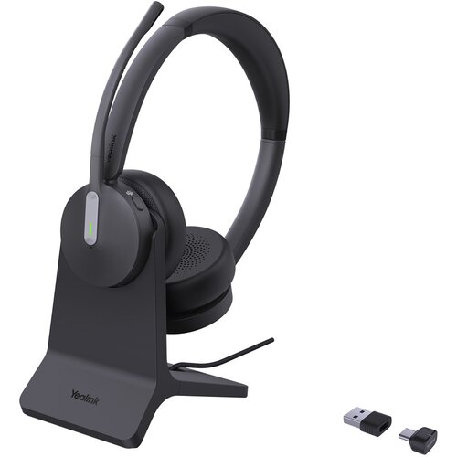Yealink Brezžični slu&amp;scaron;alke BH70 Dual USB-C/A polnilna postaja, (5000534297) Slike