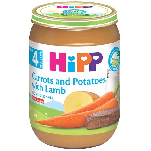 Hipp kašica šargarepa i krompir sa jagnjetinom 190g, 4m+ Cene