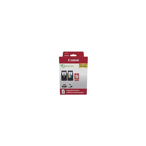 Canon Komplet tinta PG-560 (crna) + CL-561 (boja), original + foto papir Cijene
