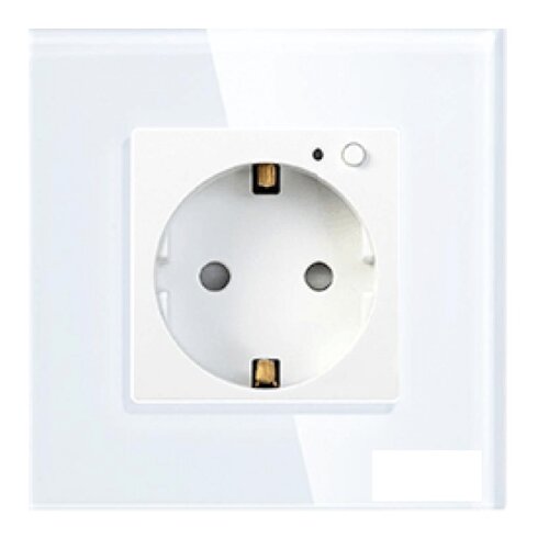 Exeshop Exelink 16a EU wi-fi wall socket beli (tuya) ( sws002 ) Slike