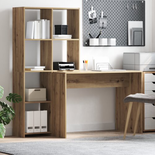 vidaXL Stol hrast artisan 138.5 x 55 x 143 cm Konstruirano drvo Cijene