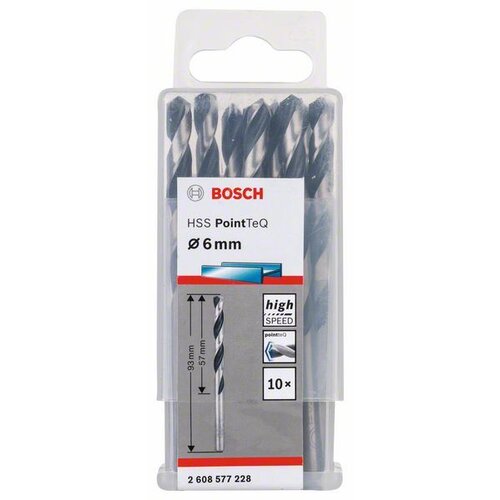 Bosch HSS spiralna burgija PointTeQ 6,0 mm 2608577228 Cene