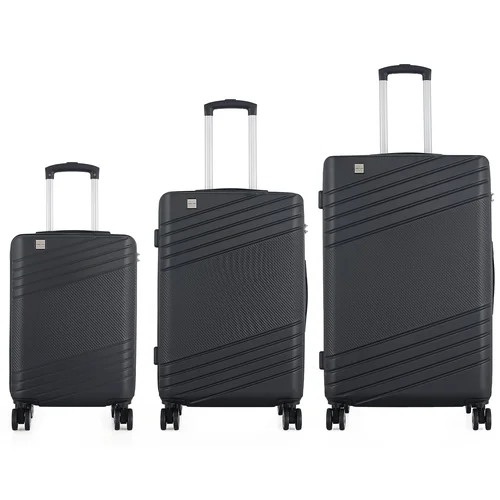 Semiline Unisex's 3-in-1 ABS Suitcases Set T5789-0