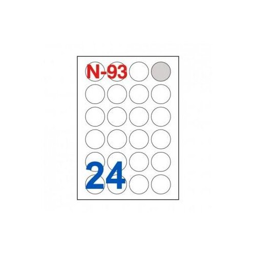 NANO Etikete za laserske i ink-jet pisače , N-93, fi 40 mm, 100/1 Slike