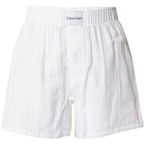 Calvin Klein Underwear Pidžama hlače 'Pure' bijela