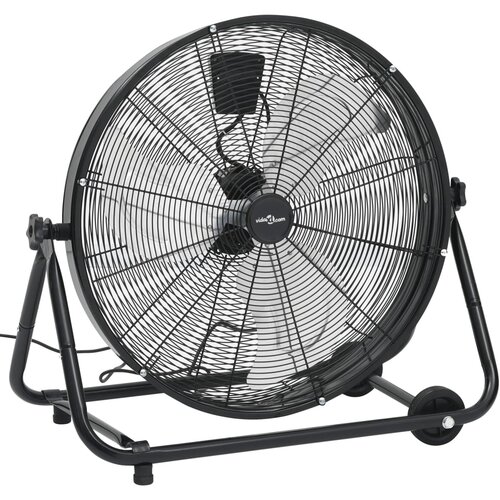 VidaXL industrijski bobnasti ventilator 60 cm 180 W črn Slike