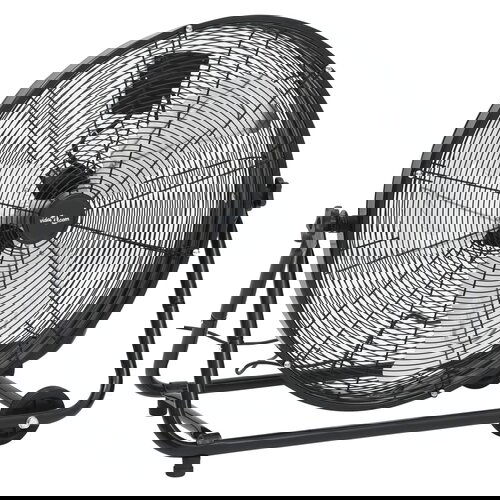 VidaXL Industrijski ventilator s bubnjem 60 cm 180 W crni Slike