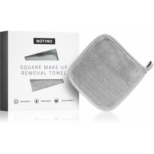 Notino Spa Collection Square Makeup Removing Towel ručnik za skidanje šminke nijansa Grey