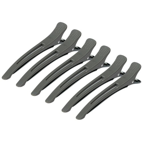 Shumee frizerske sponke E-12B, 6 kom, sive, (21387764) Slike