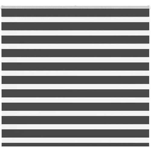 vidaXL Zavjesa zebra crna 155x150 cm širina tkanine 150,9 cm poliester Cijene