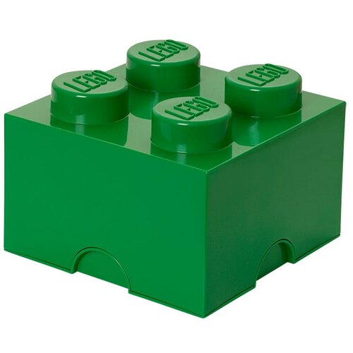 Lego Zelena kavdratna &amp;scaron;katla za shranjevanje LEGO&amp;reg; Slike