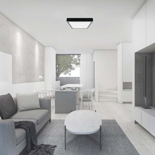 LED plafonsko svetlo za kupatilo LED/30W/230V 3000K IP44 crna Slike