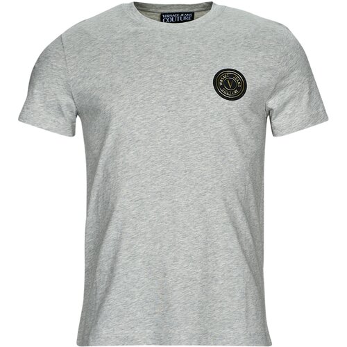 Versace Jeans Couture Majice s kratkimi rokavi GAHY01 Siva Slike