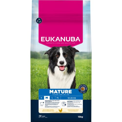 Eukanuba Premium Nutrition Mature Medium Breed piletina - 2 x 15 kg Cijene