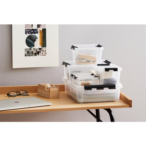 Smart Store Zaboj za shranjevanje Classic 1,5 (Do x &amp;Scaron; x V: 20 x 15 x 11 cm, Plastika, Prozorna) Slike