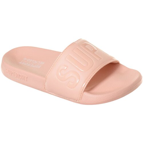 Superdry ženske papuče code core pool slide roze Cene