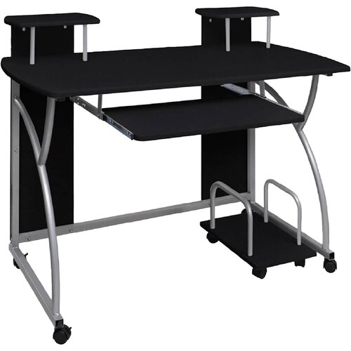  Stol za računalo crni 110 x 52 x 88,5 cm od konstruiranog drva Cijene