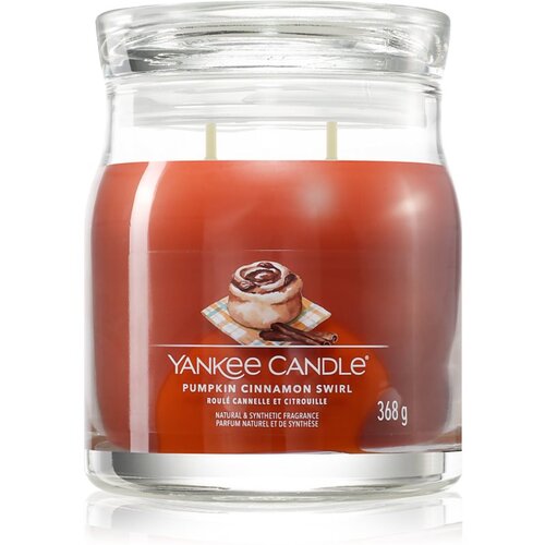 Yankee Candle Pumpkin Cinnamon Swirl dišeča sveča 368 g Cene
