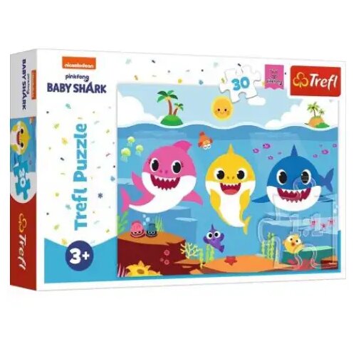 Trefl Baby Shark: Podzemni životinjski svijet puzzle 30kom - Cijene