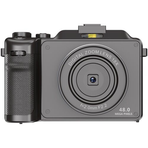 INF digitalni fotoaparat 4K/48MP/18X digitalni zoom/odporen proti tresljajem/samodejno ostrenje/dvojna kamera grey, (21369931) Cene