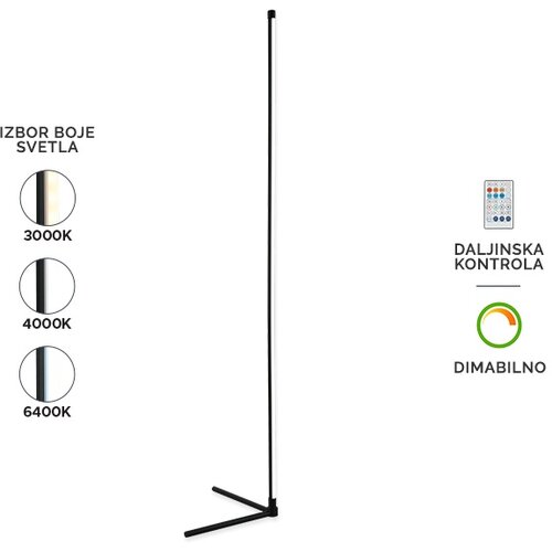  LED podna lampa F2078-12F BK Cene