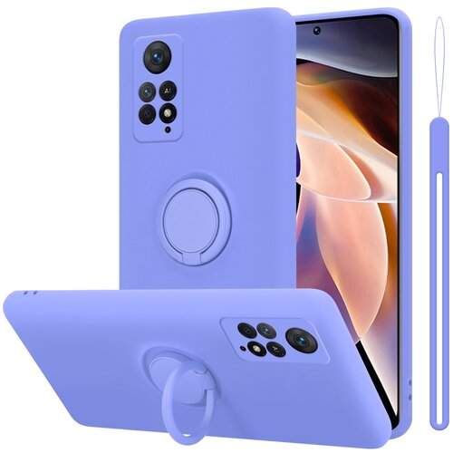 Cadorabo Ohi&scaron;je, združljiv s Xiaomi v tekoči svetlobi vijolični - za&scaron;čitni pokrov iz fleksibilnega silikona TPU z obročem, (20617191) Cene