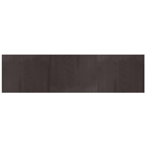 vidaXL Preproga pravokotna temno rjava 80x300 cm bambus, (21234458) Cene