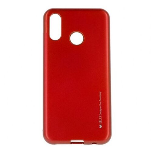 Goospery i-jelly metal tanek silikonski ovitek za huawei p smart z / Y9 prime 2019 - rdeč Cene