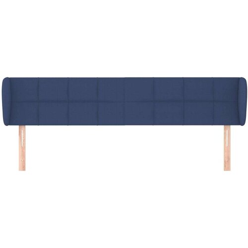  Uzglavlje s u&amp;scaron;ima plavo 203x23x78/88 cm od tkanine Slike