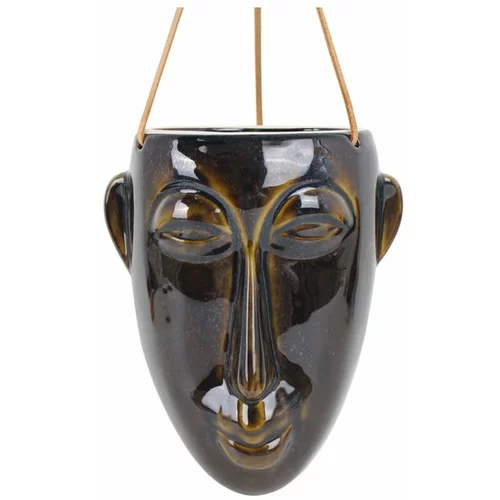 PT LIVING tamnosmeđa viseća tegla Mask, visina 22,3 cm