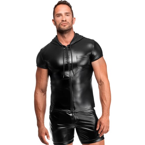 Noir Handmade H085 Vexen Hooded T-Shirt Black M Cene