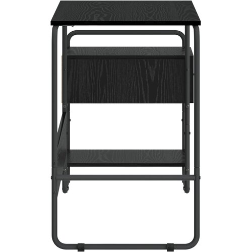  Stol s pohranom Crni hrast 131.5 x 50 x 75.5 cm Slike