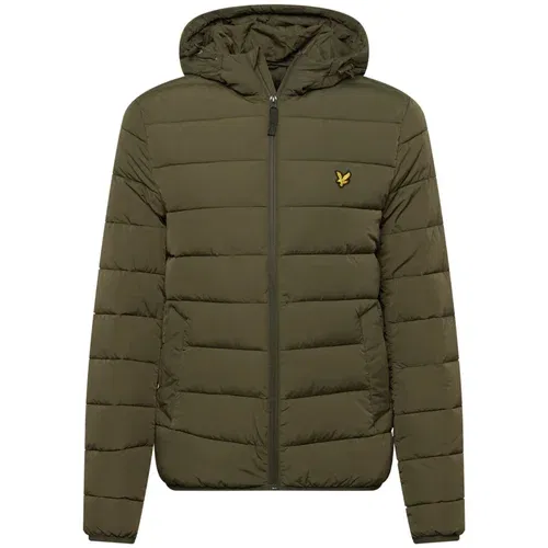 Lyle & Scott Prehodna jakna rumena / kaki / črna