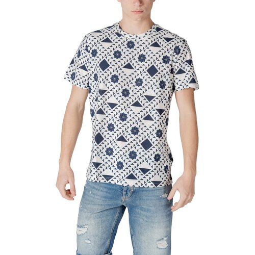 Antony Morato Polo majice dolgi rokavi REGULAR FIT WITH LOGOED METAL BADGE MMKS02515-FA140286 Modra Cene