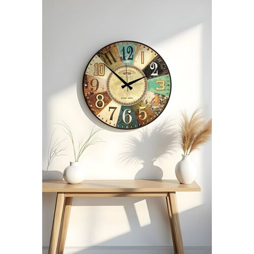 Wallity Dekorativni zidni sat Huhuas00038, 50x50 cm Cene