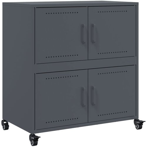 Maison Chic Komoda - Predalnik antracitna 68x39x72 cm jeklo, (21715894) Slike