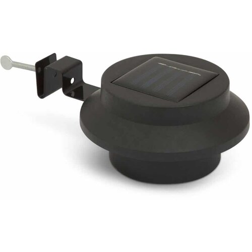 Garden of Eden Solarna LED svetilka za žleb / ograjo s 3 LED - črne barve Cene