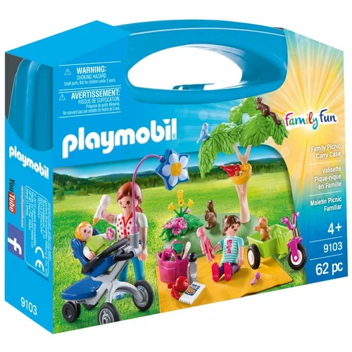 Playmobil suitcases družinski piknik 9103