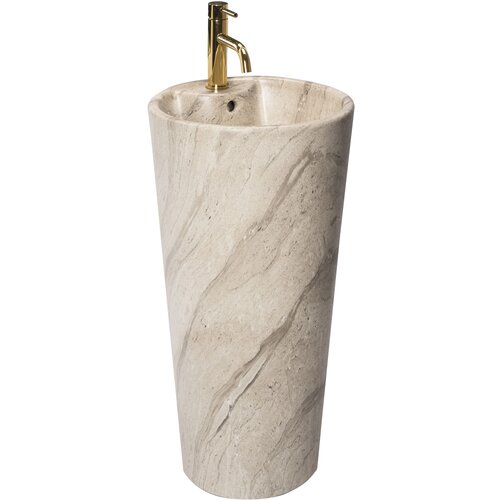 Rea Keramični samostoječi umivalnik Blanka Natural Matt Marble Slike