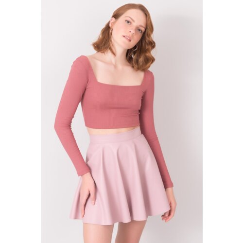 Fashion Hunters Pink BSL striped blouse Slike