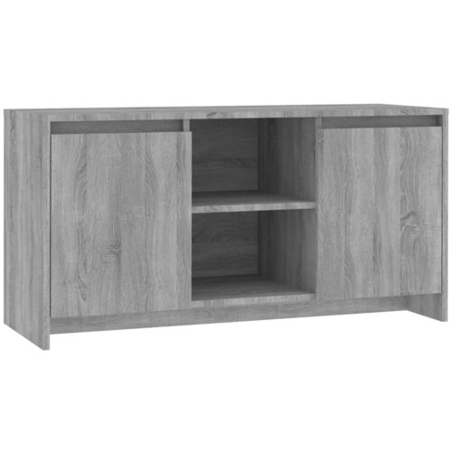 Maison Chic TV omarica - TV enota - Televizijska omarica siva sonoma 102x37,5x52,5 cm iverna plo&amp;scaron;ča, (21698916) Slike