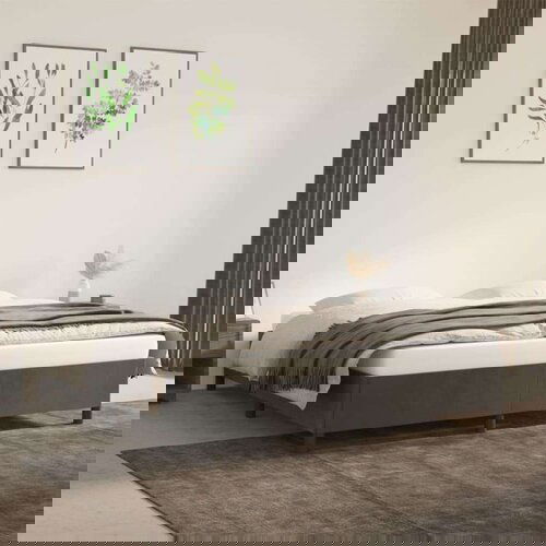  Posteljni okvir temno siv 160x200 cm žamet, (20725100) Slike